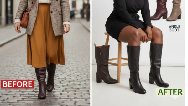 Chic Without Compromise Mastering the Wide Calf Boot Trend